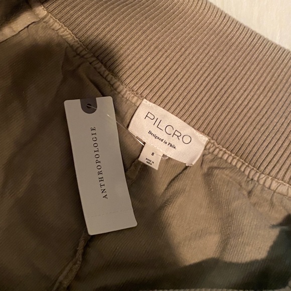 Anthropologie Brown Pleated Mini Skirt - Picture 5 of 5